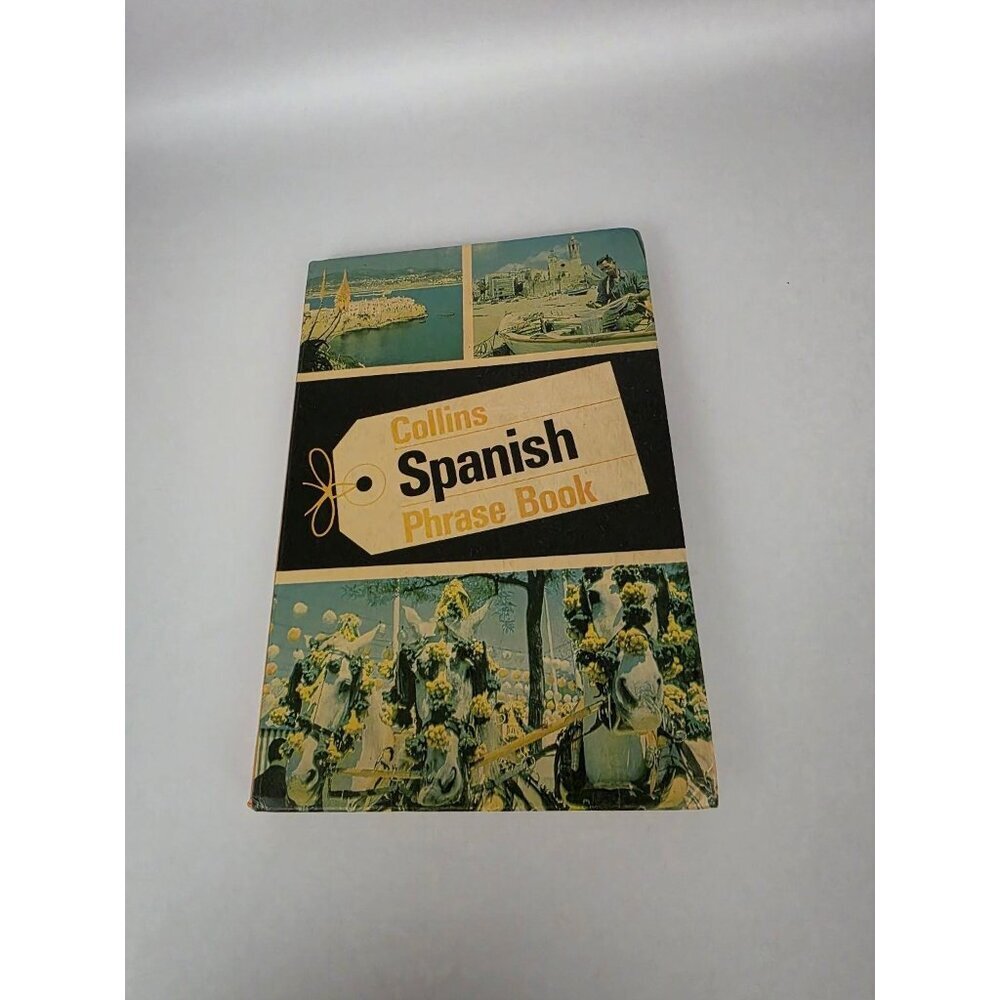 Collins Spanish Phrase Book 1978 Reprint Travel Language Guide William Collins